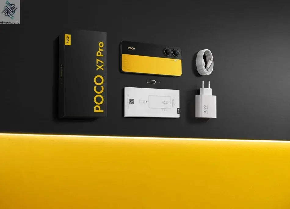 【Brand+】POCO X7 Pro Smartphone Dimensity 8400-Ultra 6000mAh 90W HyperCharge 6.67" AMOLED display NFC Xiaomi HyperOS 2 Ai-TechWorld 