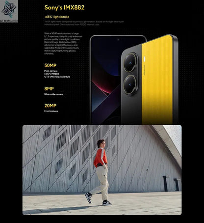 【Brand+】POCO X7 Pro Smartphone Dimensity 8400-Ultra 6000mAh 90W HyperCharge 6.67" AMOLED display NFC Xiaomi HyperOS 2 Ai-TechWorld 
