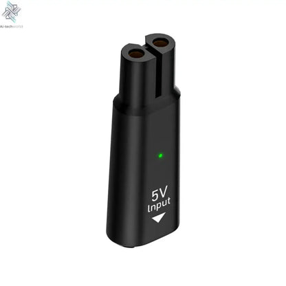 Brangdy 5V Type-C Shaver Adapter Charger Converter Fit for Philips One Blade QP2724 QP2834 QP1424 QP1924 QP4631 Beard Trimmer Ai-TechWorld 