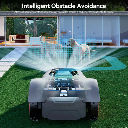 C-TOF Robotic Lawn Mower Redkey MGC800 MGC1000 Lawn Mower Robot Cable Break Detection Climbing 45% App Control Automatic Cutting Ai-TechWorld 
