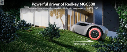 C-TOF Robotic Lawn Mower Redkey MGC800 MGC1000 Lawn Mower Robot Cable Break Detection Climbing 45% App Control Automatic Cutting Ai-TechWorld 