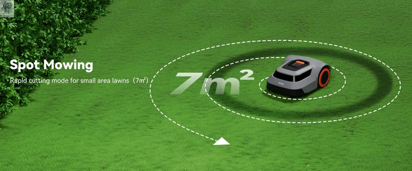C-TOF Robotic Lawn Mower Redkey MGC800 MGC1000 Lawn Mower Robot Cable Break Detection Climbing 45% App Control Automatic Cutting Ai-TechWorld 