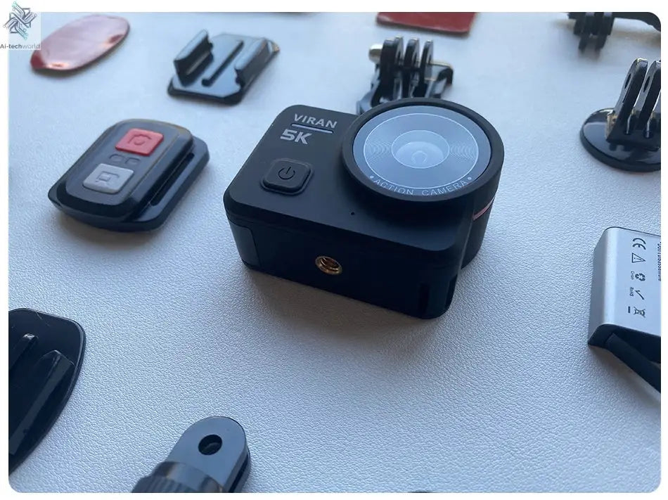 CERASTES V10 5K Action Camera Electronic Image Stabilization 2" Touch LCD 4K Waterproof Action Camera Dashcam Motion Detection Ai-TechWorld 