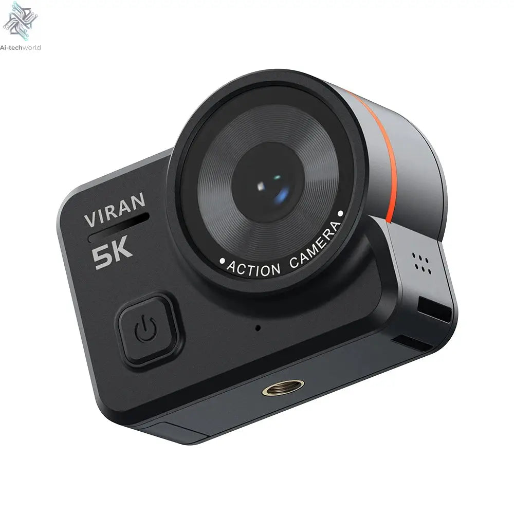 CERASTES V10 5K Action Camera Electronic Image Stabilization 2" Touch LCD 4K Waterproof Action Camera Dashcam Motion Detection Ai-TechWorld 