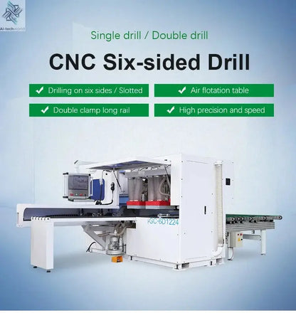 CNC Drilling Machine (six Sides Drill) CNC Side Driller Ai-TechWorld 