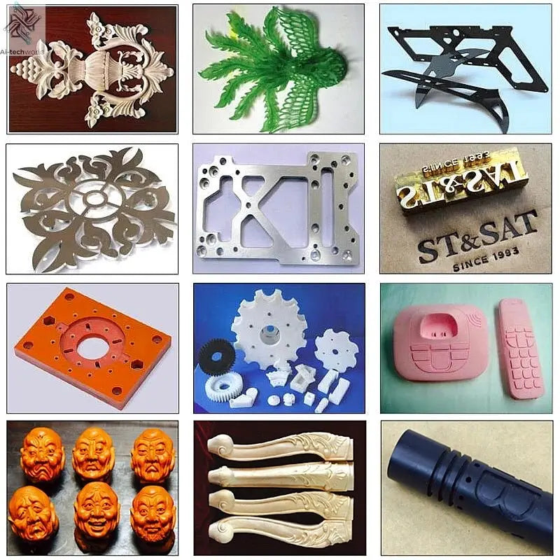 CNC Router 6040 4 Axis 2.2KW Metal 3D Carving Woodworking Machine 3040 USB Port Milling Engraving Machine 6090 with Water Tank - Ai - TechWorld