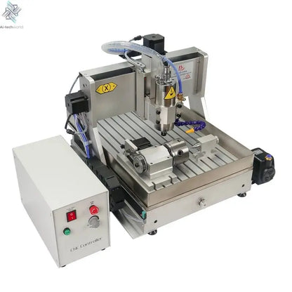 CNC Router 6040 4 Axis 2.2KW Metal 3D Carving Woodworking Machine 3040 USB Port Milling Engraving Machine 6090 with Water Tank - Ai - TechWorld