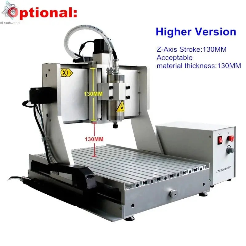 CNC Router 6040 4 Axis 2.2KW Metal 3D Carving Woodworking Machine 3040 USB Port Milling Engraving Machine 6090 with Water Tank - Ai - TechWorld