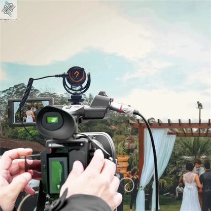 COMICA VM20 Shotgun Microphone, Professional Super Cardioid Microphone with Shock Mount, Camera Microphone For Video Record Ai-TechWorld 