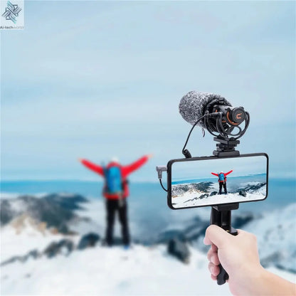 COMICA VM20 Shotgun Microphone, Professional Super Cardioid Microphone with Shock Mount, Camera Microphone For Video Record Ai-TechWorld 