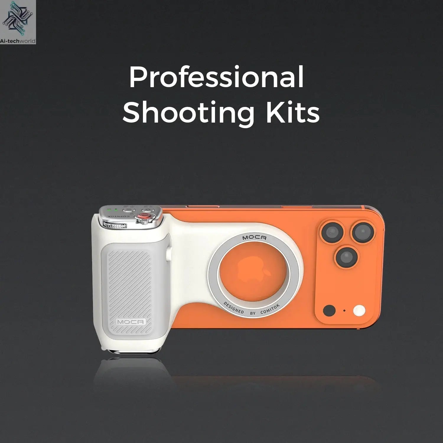 COMITOK Magnetic Phone Camera Hand Grip Smart Holder with Remote Control for Iphone & Android Shooting Aid Accessory Ai-TechWorld 