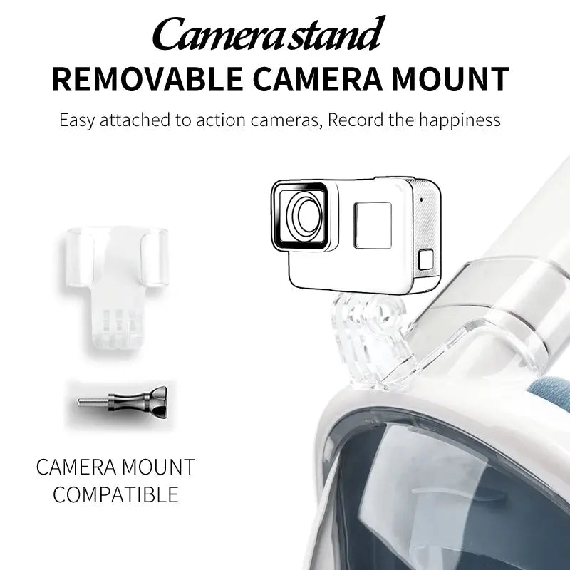 COPOZZ Professional Snorkeling Diving Mask Underwater Scuba Full Face Snorkel Mask Anti Fog Goggles for Adult Swimming Equipment Ai-TechWorld 