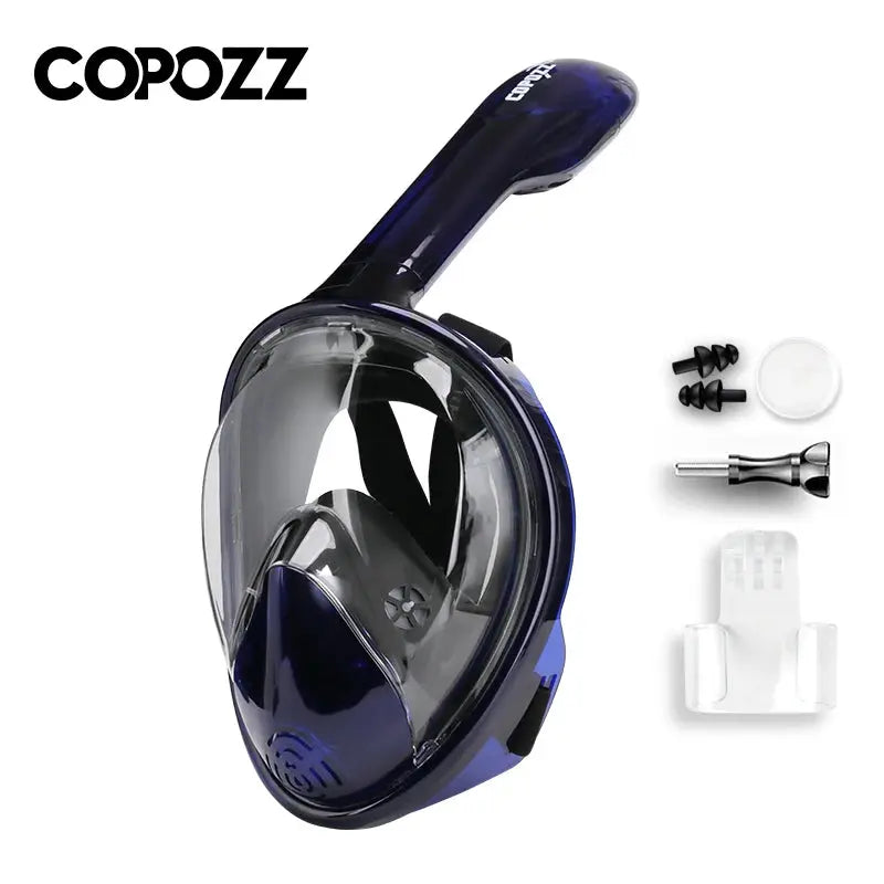 COPOZZ Professional Snorkeling Diving Mask Underwater Scuba Full Face Snorkel Mask Anti Fog Goggles for Adult Swimming Equipment Ai-TechWorld 