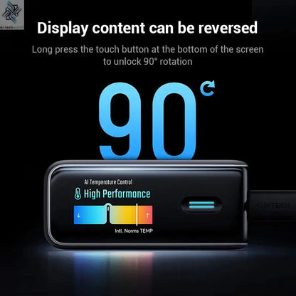 CUKTECH 10 GaN Super Charger Ultra 120W 100W MAX 4 Ports USB-C Charger For Xiaomi Samsung iPhone MacBook Laptop Ai-TechWorld 