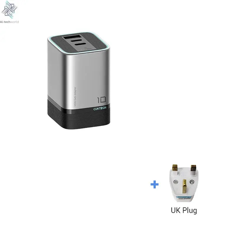CUKTECH No.10 GaN Charger Mini 120W 3 Ports USB-C Charger Ai-TechWorld 