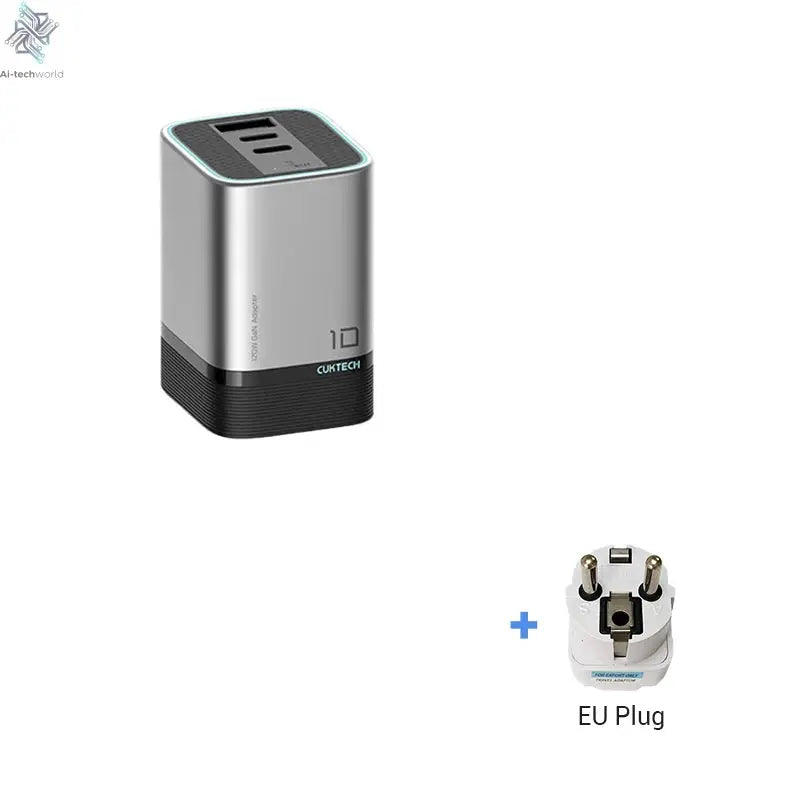 CUKTECH No.10 GaN Charger Mini 120W 3 Ports USB-C Charger Ai-TechWorld 