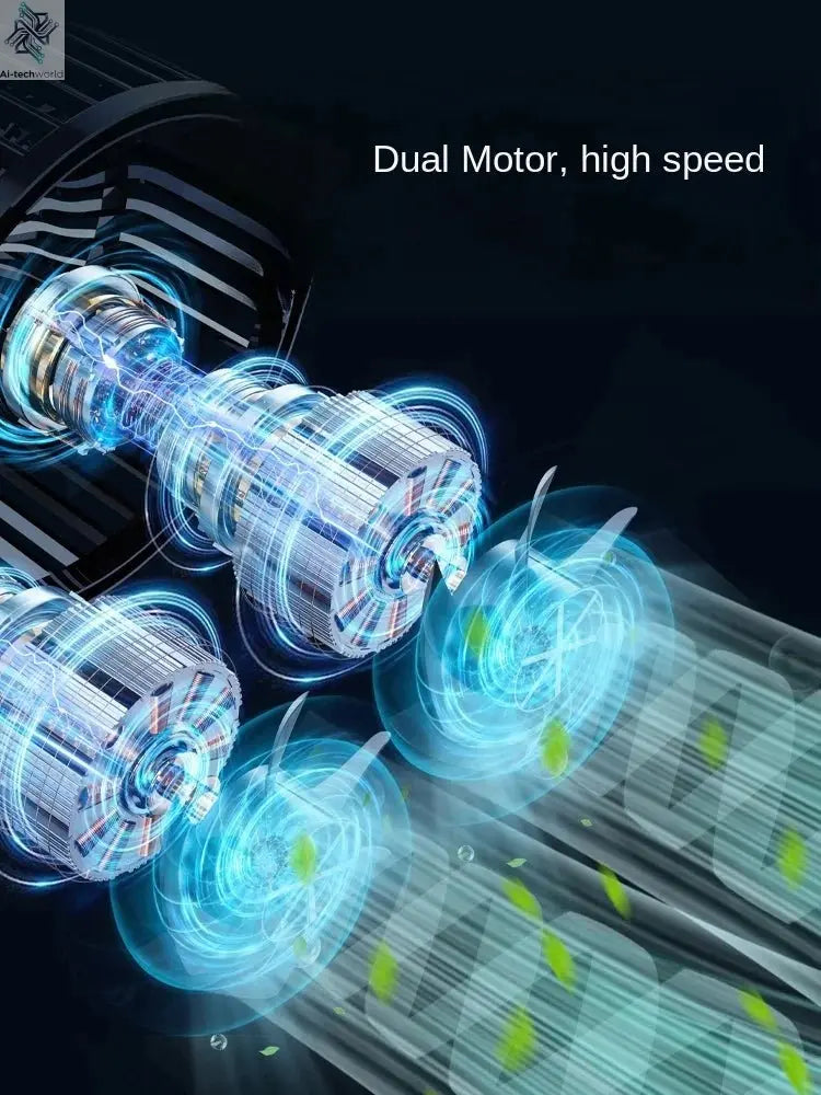 Car Fan 3-speed Car Seat Back Cooling Fan USB Charge Dual Head Fan 360 Degree Rotation Neck Cooler for Summer Car Accessories Ai-TechWorld