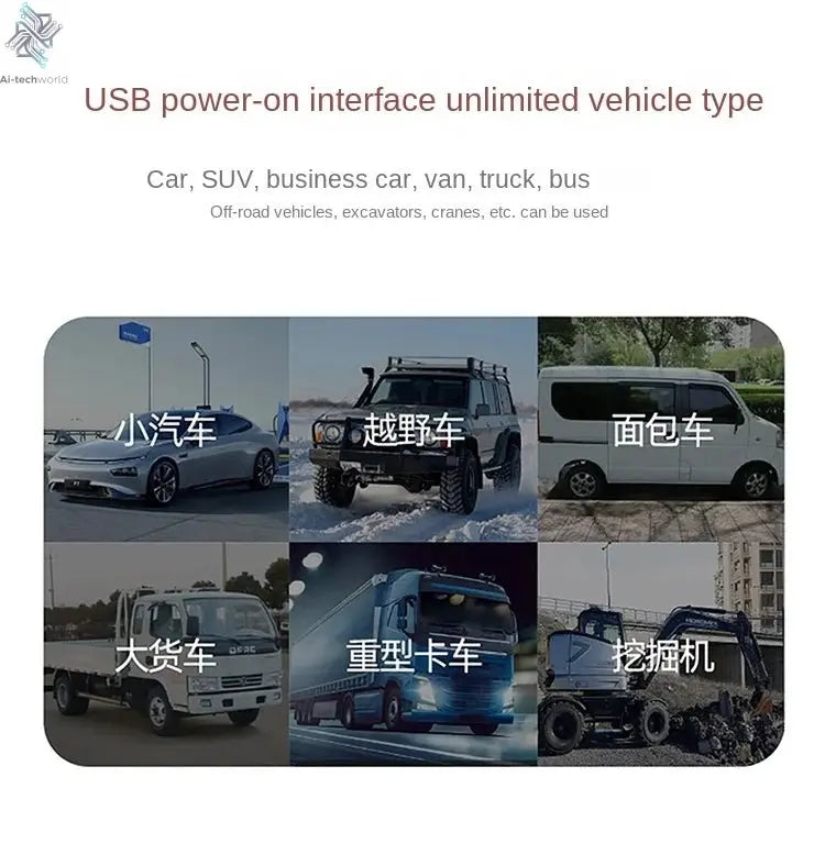 Car Fan 3-speed Car Seat Back Cooling Fan USB Charge Dual Head Fan 360 Degree Rotation Neck Cooler for Summer Car Accessories Ai-TechWorld