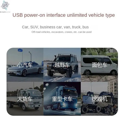 Car Fan 3-speed Car Seat Back Cooling Fan USB Charge Dual Head Fan 360 Degree Rotation Neck Cooler for Summer Car Accessories Ai-TechWorld