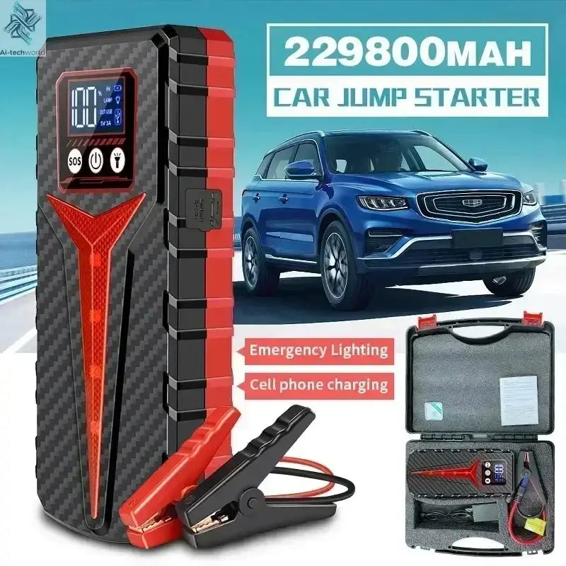 Car Jump Starter 8000A Battery Charger 298000mAh Emergency Power Bank Booster for 12V Gas and Diesel Vehicles Ai-TechWorld 