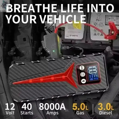 Car Jump Starter 8000A Battery Charger 298000mAh Emergency Power Bank Booster for 12V Gas and Diesel Vehicles Ai-TechWorld 