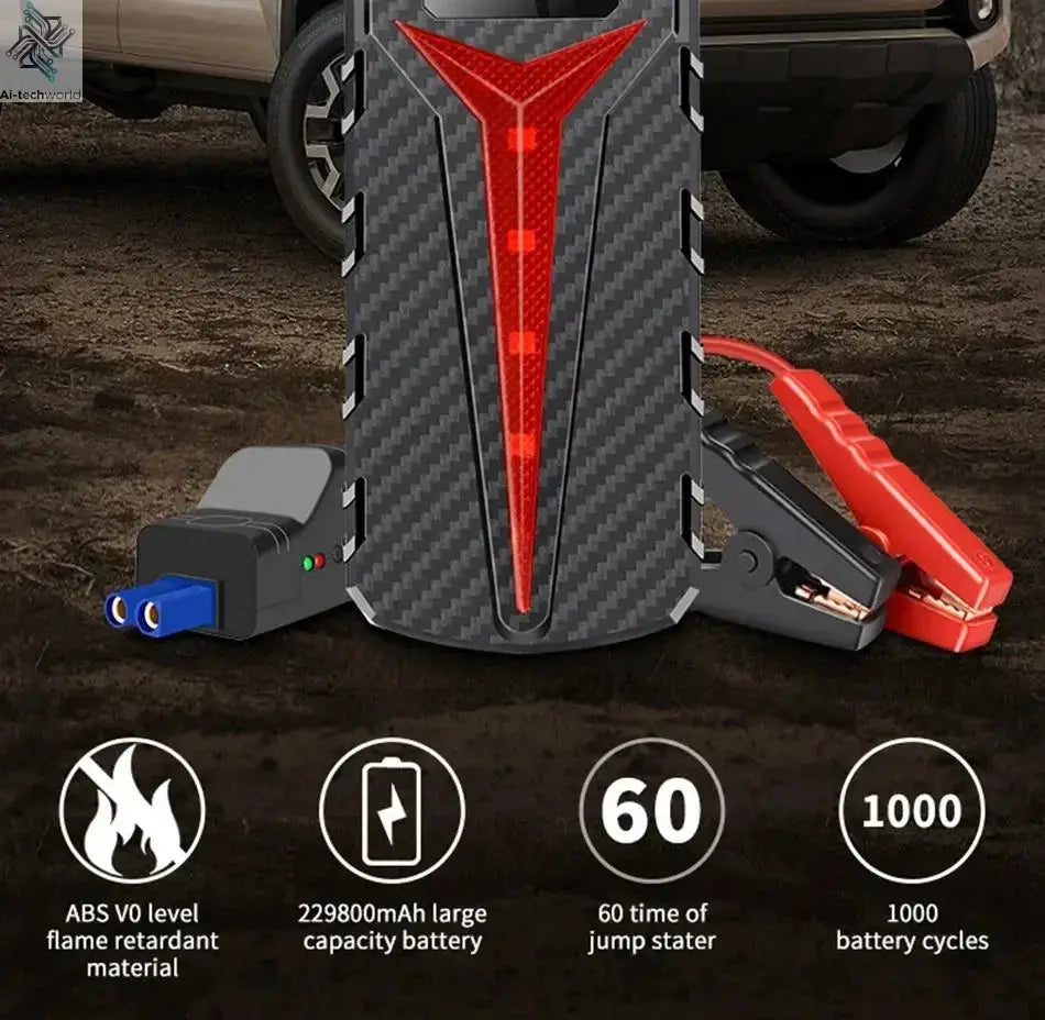 Car Jump Starter 8000A Battery Charger 298000mAh Emergency Power Bank Booster for 12V Gas and Diesel Vehicles Ai-TechWorld 