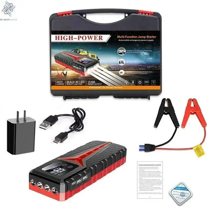 Car Jump Starter 8000A Battery Charger 298000mAh Emergency Power Bank Booster for 12V Gas and Diesel Vehicles Ai-TechWorld 