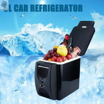 Car Refrigerator Mini Fridge Portable Freezer 12V DC Refrigerator Plug In Cooler Refrige 6L Thermoelectric Cooler For Fruits - Ai - TechWorld
