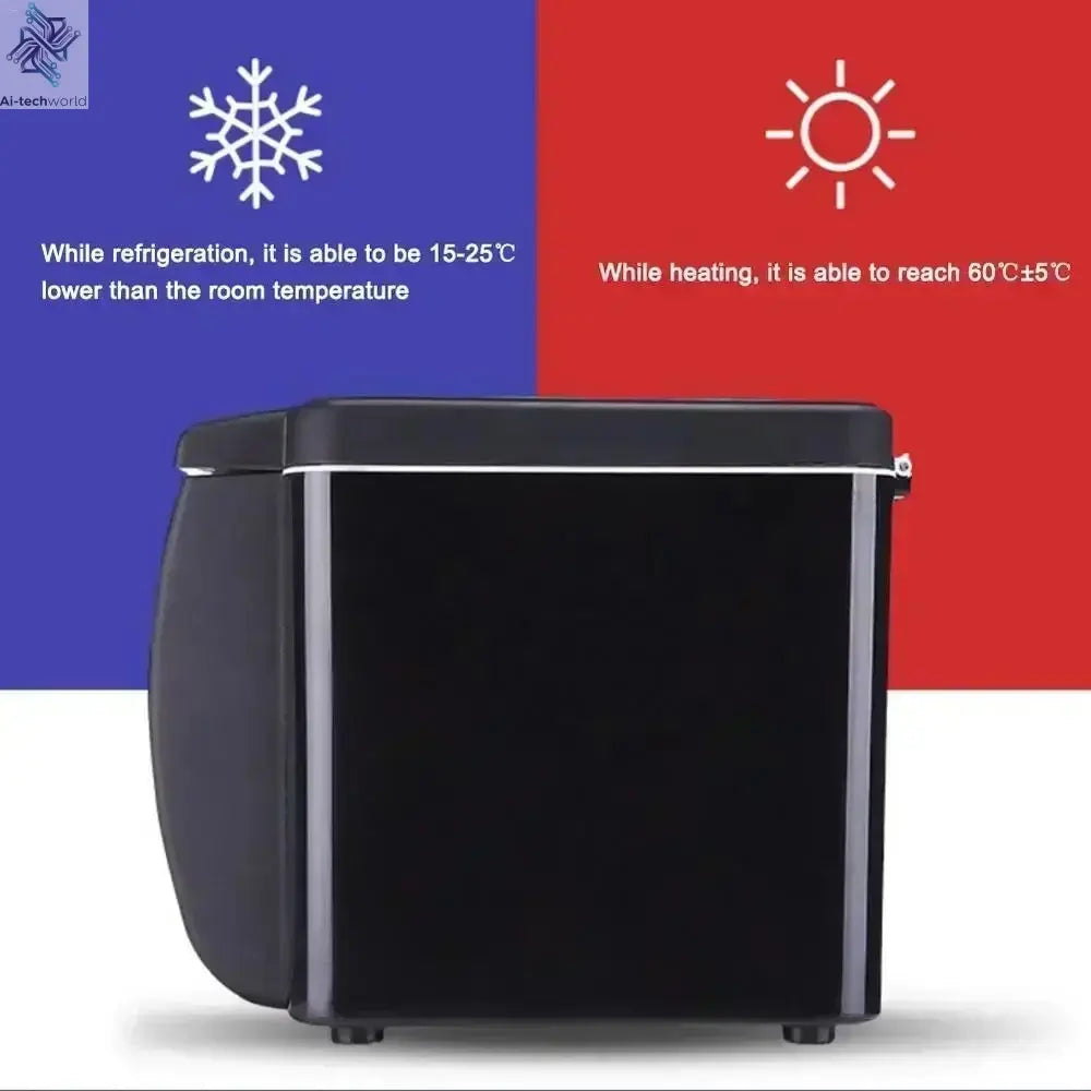 Car Refrigerator Mini Fridge Portable Freezer 12V DC Refrigerator Plug In Cooler Refrige 6L Thermoelectric Cooler For Fruits - Ai - TechWorld