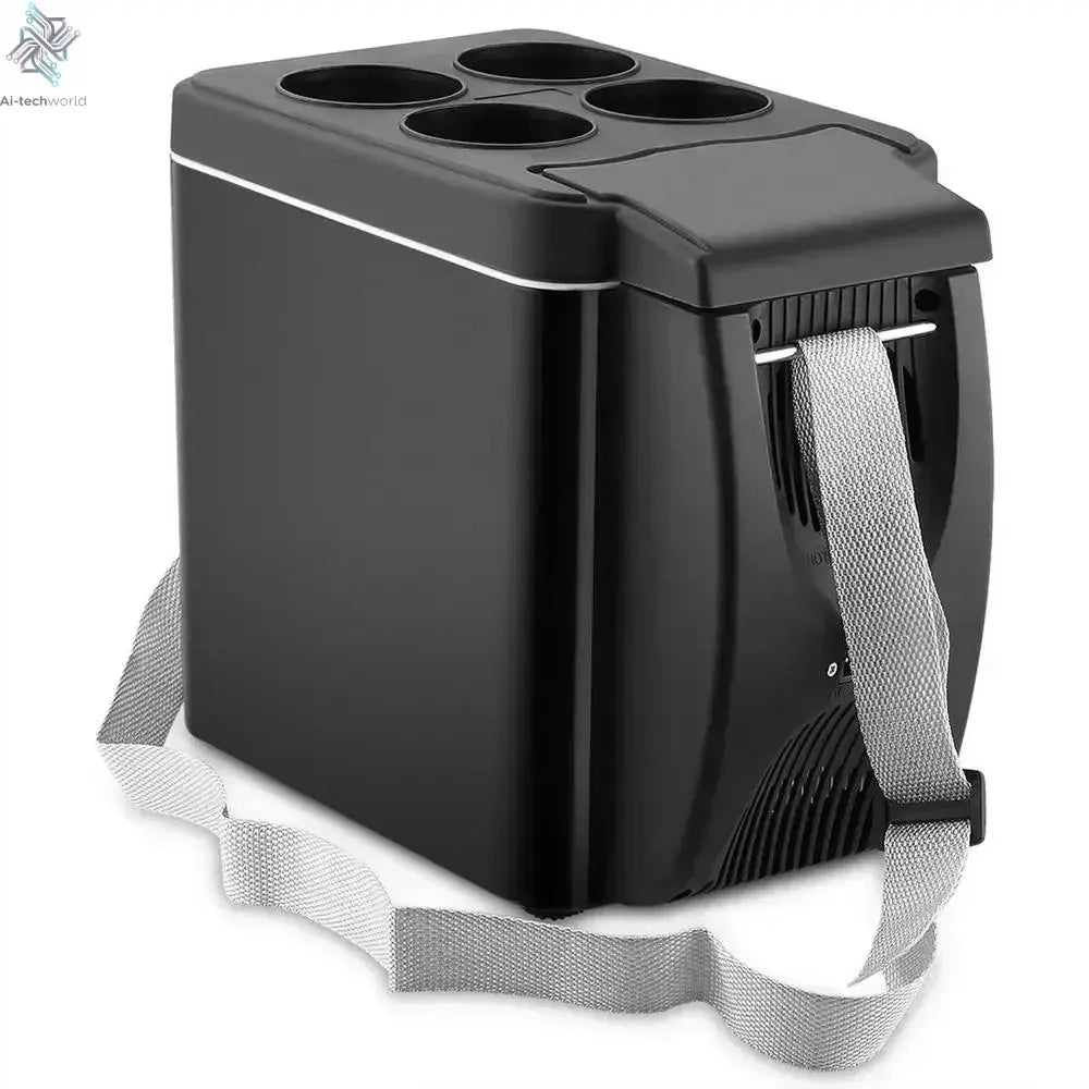 Car Refrigerator Mini Fridge Portable Freezer 12V DC Refrigerator Plug In Cooler Refrige 6L Thermoelectric Cooler For Fruits - Ai - TechWorld