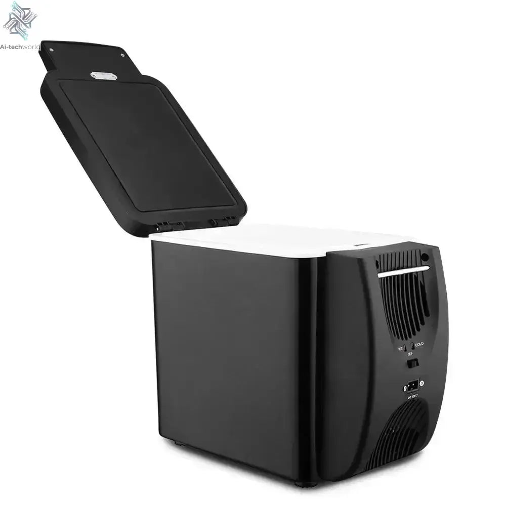 Car Refrigerator Mini Fridge Portable Freezer 12V DC Refrigerator Plug In Cooler Refrige 6L Thermoelectric Cooler For Fruits - Ai - TechWorld