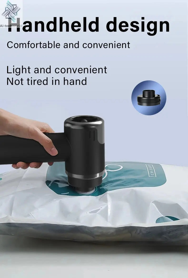 Car and home dual-purpose cordless vacuum cleaner, 3-in-1 rechargeable powerful handheld vacuum cleaner, 2000*2 battery Ai-TechWorld 