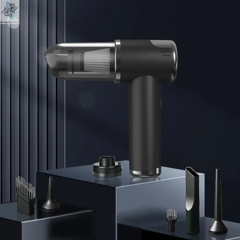 Car and home dual-purpose cordless vacuum cleaner, 3-in-1 rechargeable powerful handheld vacuum cleaner, 2000*2 battery Ai-TechWorld 