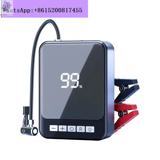 Car emergency start power supply, /machine, car electric pump, electric treasure, inflatable and electric all-in-one machine Ai-TechWorld 