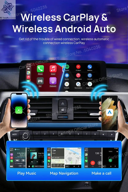 CarlinKit CarPlay Ai Box Android 13 SM6225 8 Cores 64GB 128GB Car Smart Streaming Box Wireless CarPlay Android Auto For Netflix Ai-TechWorld 