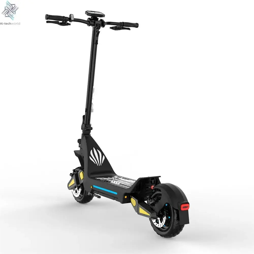 China DT06 Dual Motor Powerful Adults Scooter 11inch 1900w 3800w 50-80km 60v 18.2A 23.4A All Terrain Electric Scooter Ai-TechWorld 