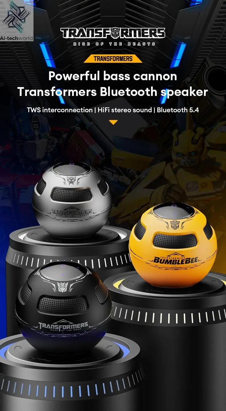 Choice TRANSFORMERS TF-Y17 Portable Loudspeaker Long Endurance Wireless Bluetooth Speaker Stereo Sound Multifunctional Sound box Ai-TechWorld 
