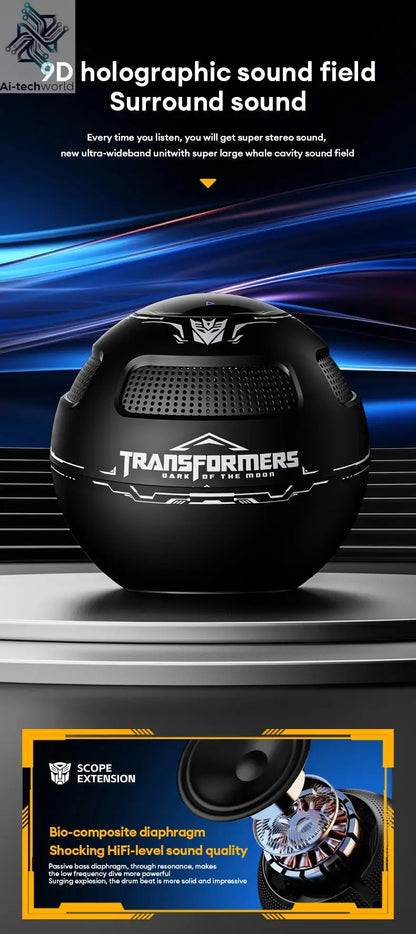 Choice TRANSFORMERS TF-Y17 Portable Loudspeaker Long Endurance Wireless Bluetooth Speaker Stereo Sound Multifunctional Sound box Ai-TechWorld 