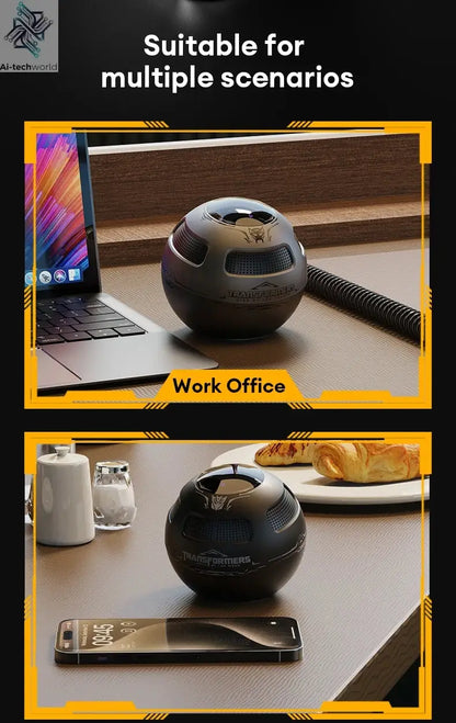 Choice TRANSFORMERS TF-Y17 Portable Loudspeaker Long Endurance Wireless Bluetooth Speaker Stereo Sound Multifunctional Sound box Ai-TechWorld 