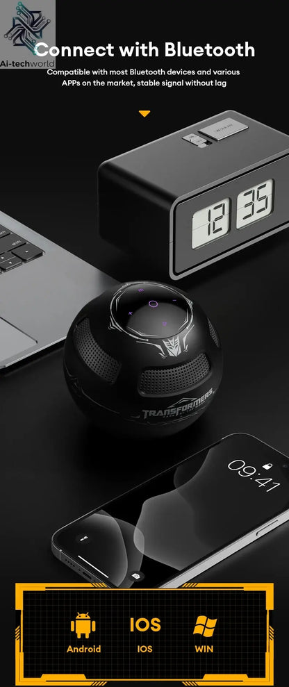 Choice TRANSFORMERS TF-Y17 Portable Loudspeaker Long Endurance Wireless Bluetooth Speaker Stereo Sound Multifunctional Sound box Ai-TechWorld 