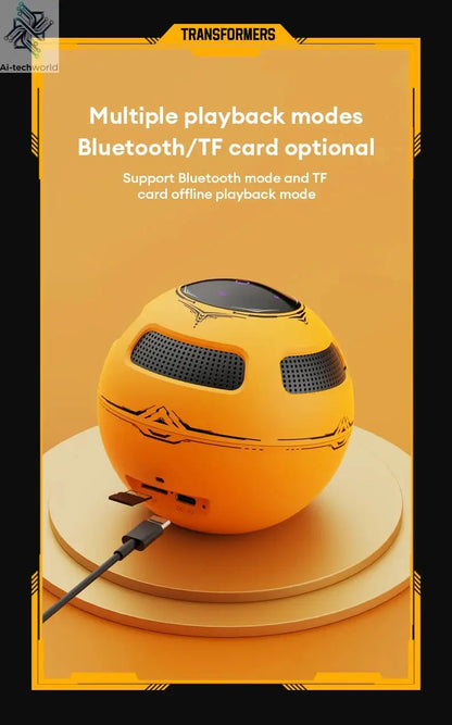 Choice TRANSFORMERS TF-Y17 Portable Loudspeaker Long Endurance Wireless Bluetooth Speaker Stereo Sound Multifunctional Sound box Ai-TechWorld 