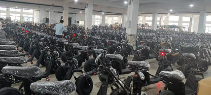 Citycoco Electric Scooter 4000W Powerful Motor Max Speed 60-70KM/H 60V25AH Battery Charging Mileage 40-60KM Max Load 250KG - Ai-TechWorld