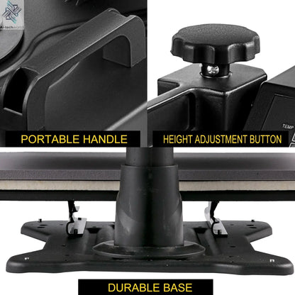 SucceBuy Combo Heat Press Machine 5/6/8 in 1 30*38CM 38*38CM Muntifunctional Sublimation Printer Transfer Mug Hat Plate T-Shirt Ai-TechWorld