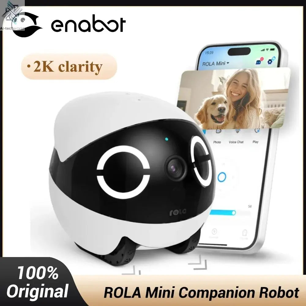 Companion Robot 2K Camera – Intelligent Remote Monitoring for Pets & Baby - Ai - TechWorld