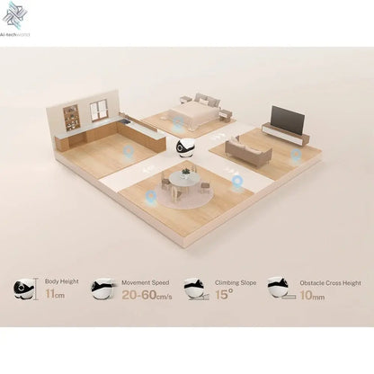 Companion Robot 2K Camera – Intelligent Remote Monitoring for Pets & Baby - Ai - TechWorld