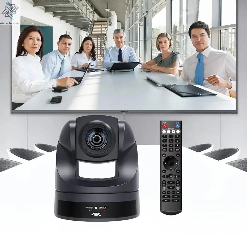 Conference Camera PTZ Video 4K/1080P AI Tracking 30/60fps USB3.0 HDMI LAN POE/USB 20/10X For Educate Live Business Meet Medicine - Ai - TechWorld