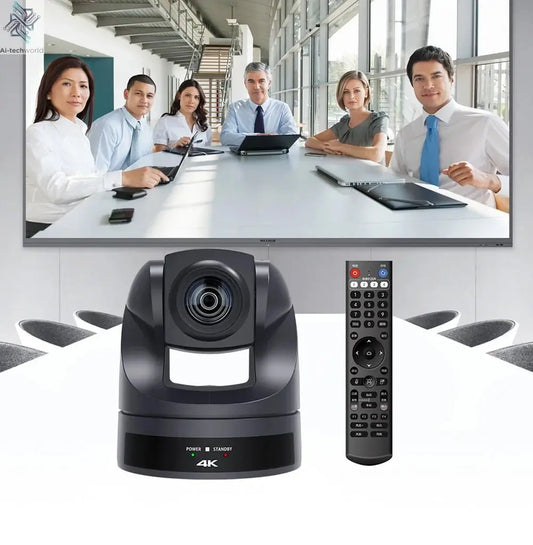 Conference Camera PTZ Video 4K/1080P AI Tracking 30/60fps USB3.0 HDMI LAN POE/USB 20/10X For Educate Live Business Meet Medicine - Ai - TechWorld