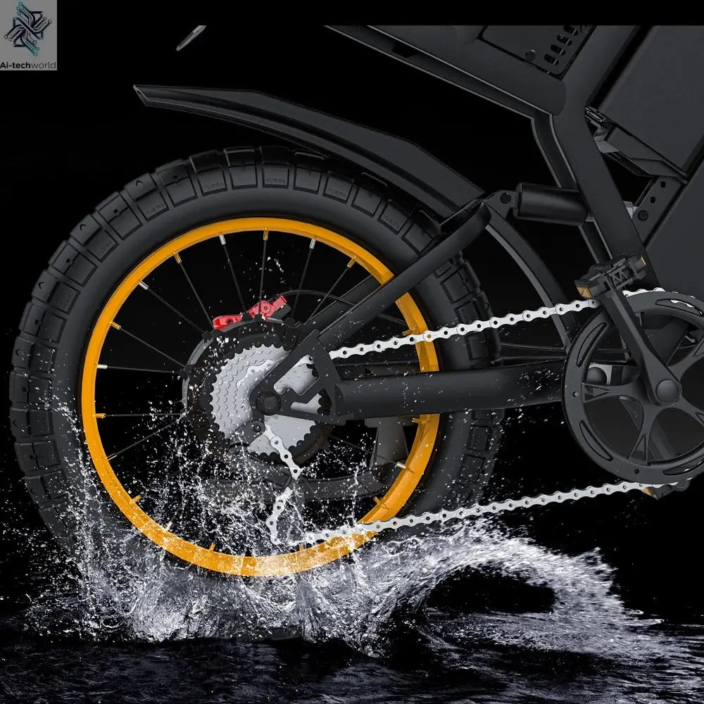 Coswheel Electric bike for Adult 2000W 60V Off-Road Motorcycle Mountain Bikes 20Inch Electric bike Fatbike Motorcycles ebike Ai-TechWorld 