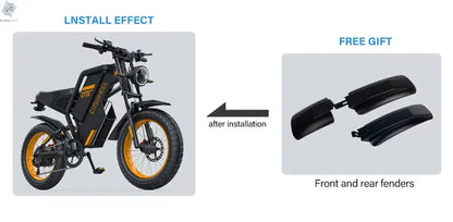 Coswheel Electric bike for Adult 2000W 60V Off-Road Motorcycle Mountain Bikes 20Inch Electric bike Fatbike Motorcycles ebike Ai-TechWorld 