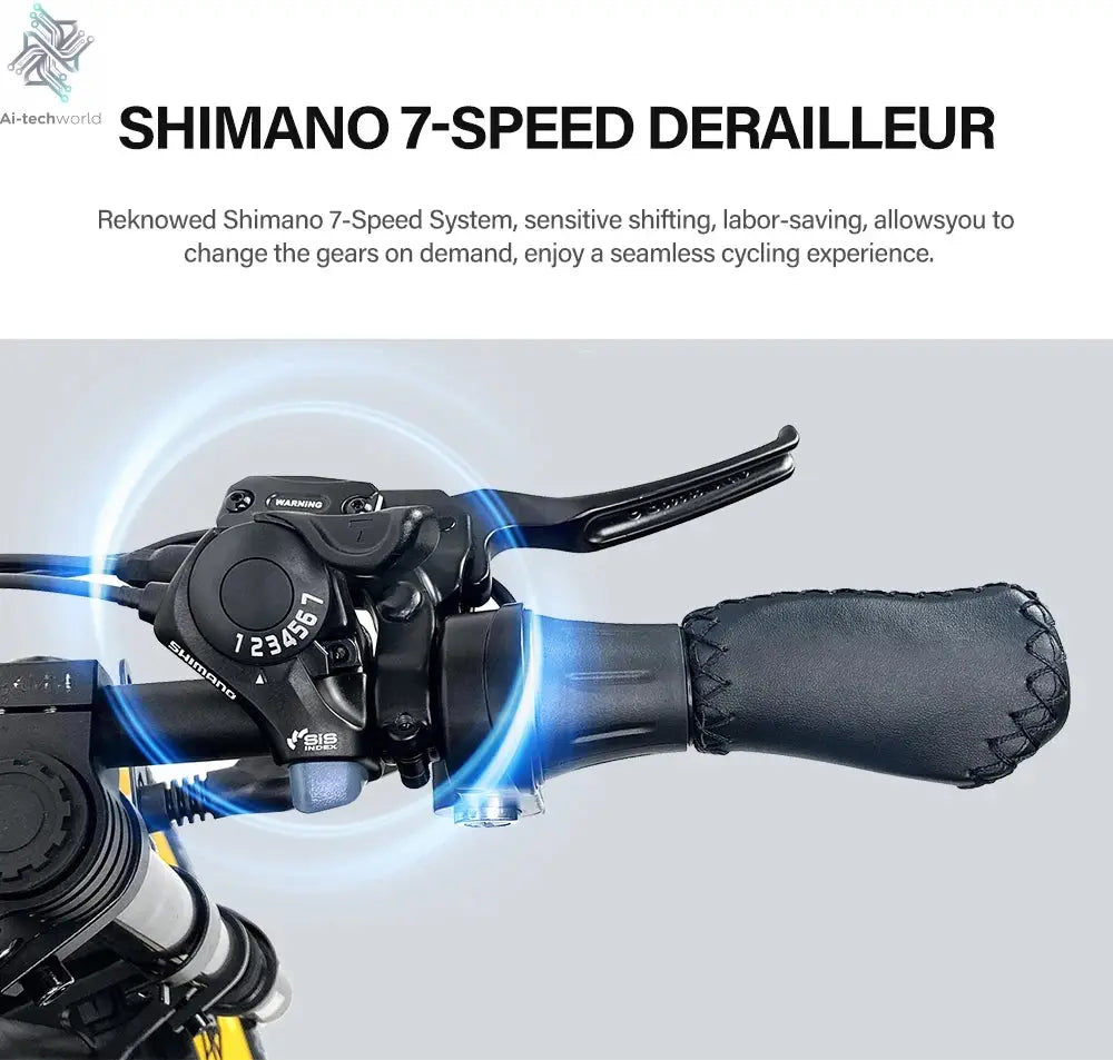 Coswheel Electric bike for Adult 2000W 60V Off-Road Motorcycle Mountain Bikes 20Inch Electric bike Fatbike Motorcycles ebike Ai-TechWorld 